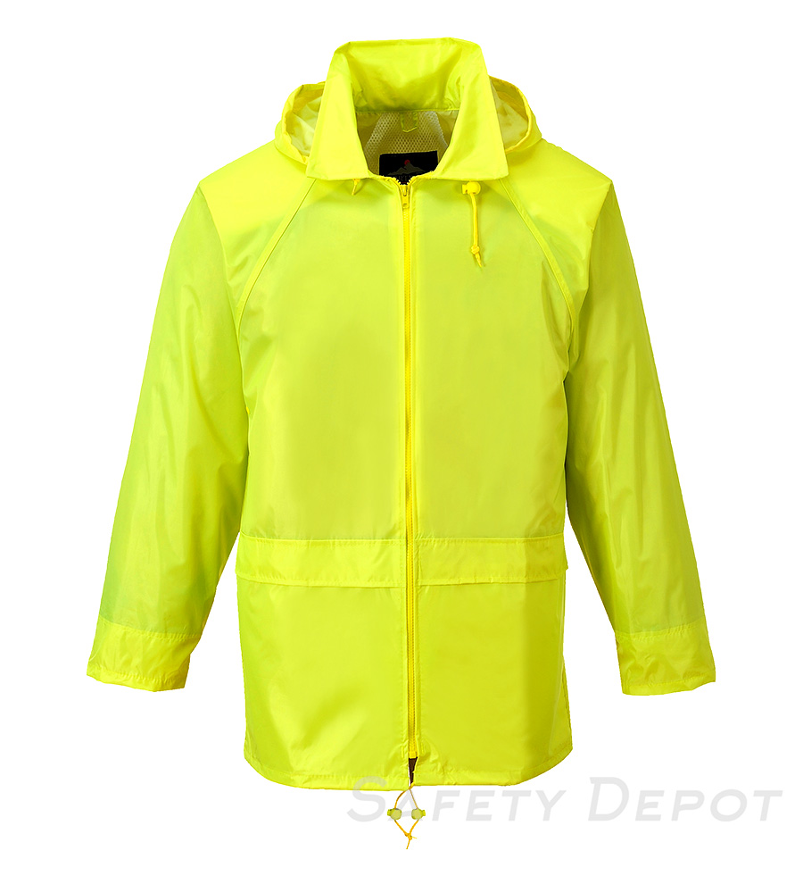 Classic yellow rain jacket online